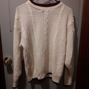 White Knit Sweater